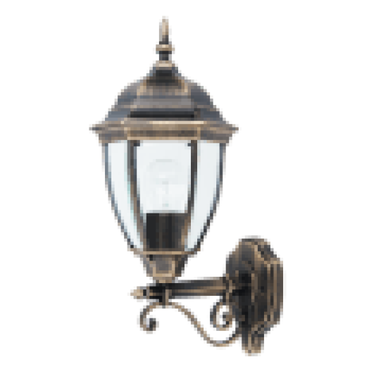 8382 TORONTO Kültéri Fali lámpa, felfelé E27 1X100W, antik arany, IP44