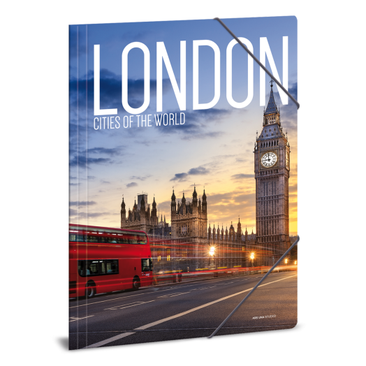 Cities-London gumis dosszié A/4