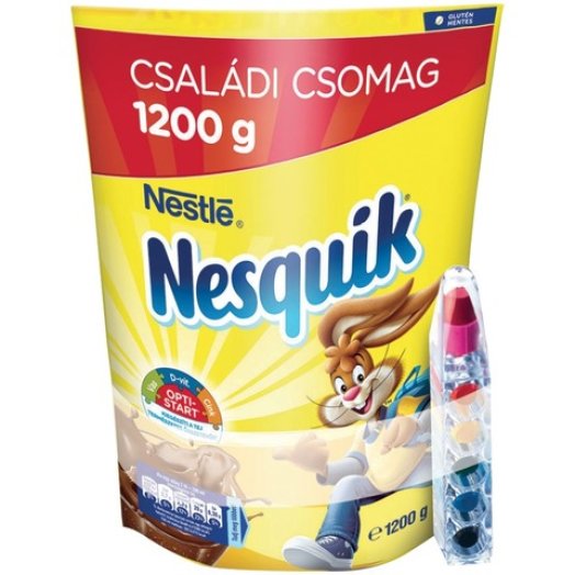 Nesquik instant kakaópor + ajándék zsírkréta