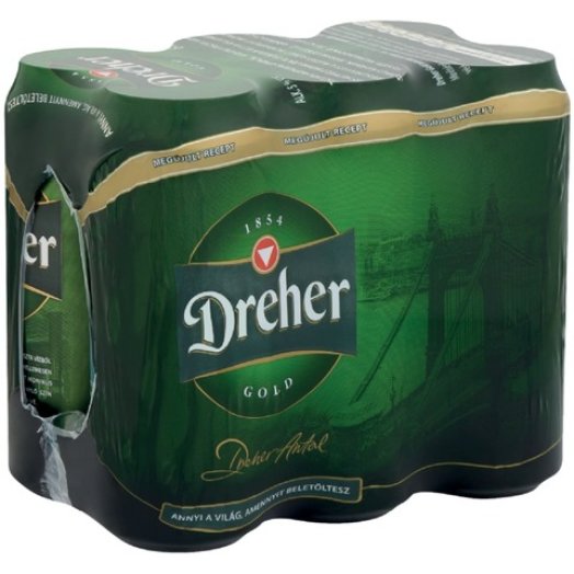 Dreher Gold dobozos sör multipack