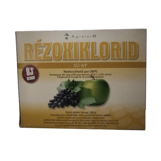 RÉZOXIKLORID 50 WP 0,5 KG GOMBAÖLŐ