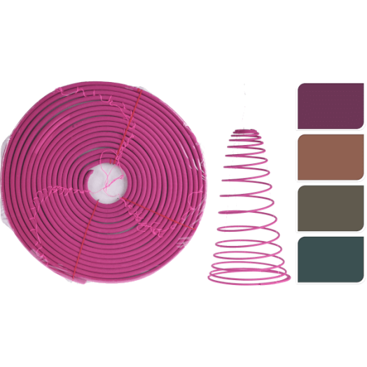 CITRONELLA SPIRÁL FÜSTÖLŐ 22CM 4 FÉLE SZÍNBEN