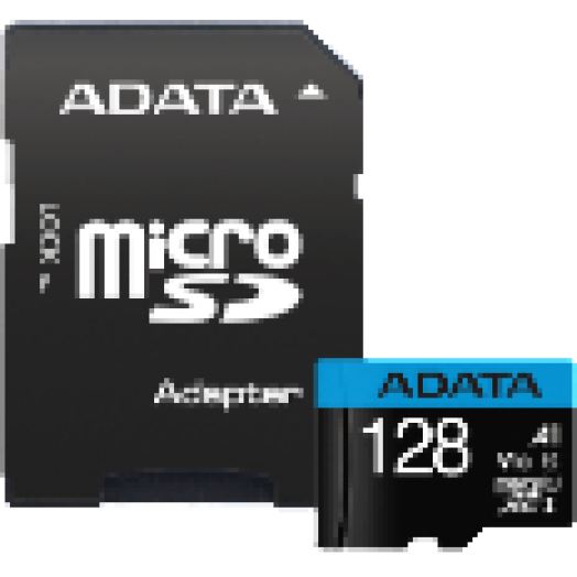 Micro SDXC kártya 128GB class 10 UHS-I (AUSDX128GUICL10A1-RA1)
