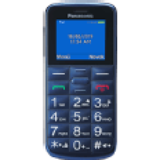 KX-TU110EXC SingelSIM kék kártyafüggetlen mobiltelefon