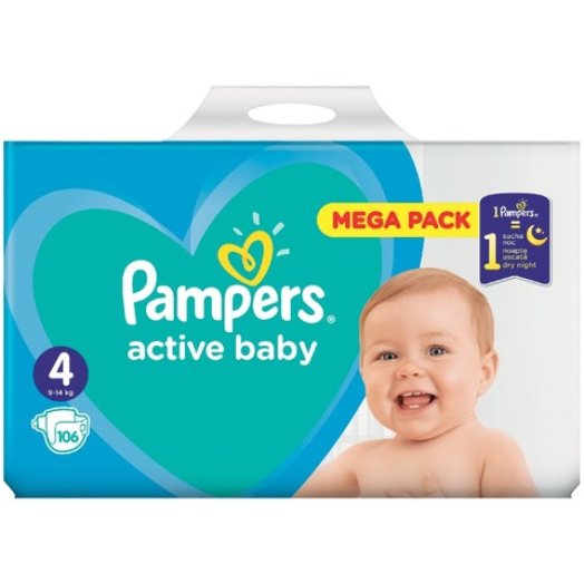 Pampers Active Baby Mega Pack pelenka