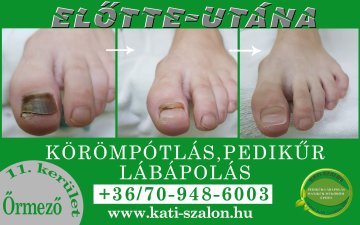 Körömpótlás, pedikűr. 11.kerület