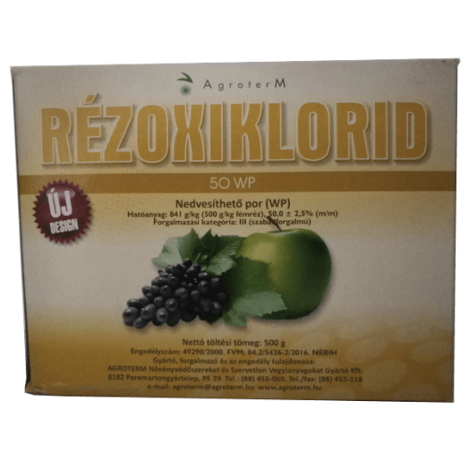 RÉZOXIKLORID 50 WP 0,5 KG GOMBAÖLŐ