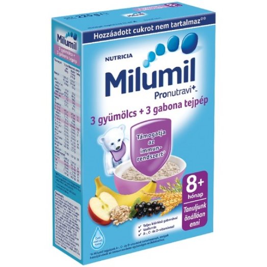 Milumil tej- és gabonapép