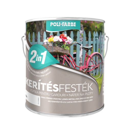 POLI-FARBE KERÍTÉSFESTÉK 2,5L FEHÉR