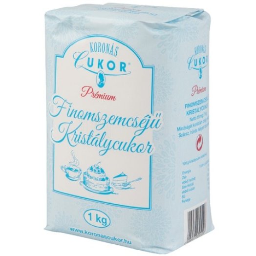 Koronás prémium kristálycukor