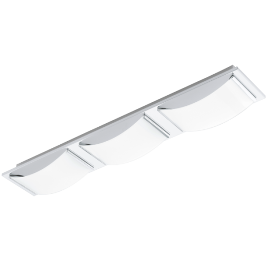 WASAO LED FALI/MENNY. LÁMPA 5,4W 3X5,4W KRÓM/ÜVEG Outlet