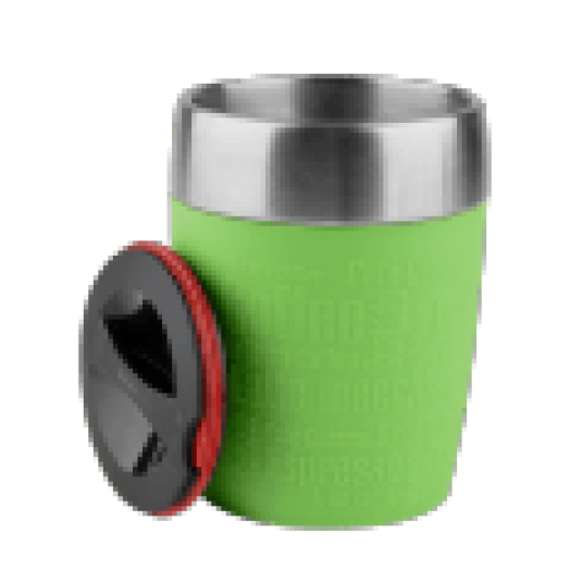 K3080314 TRAVEL CUP úti bögre 0.2L rozsdamentes acél/lime