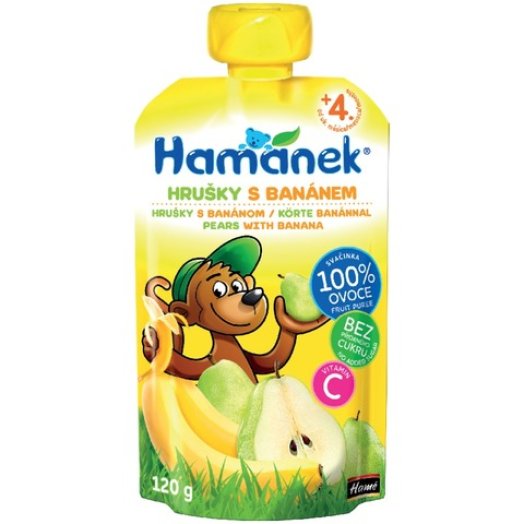 Hamánek tasakos gyümölcspüré