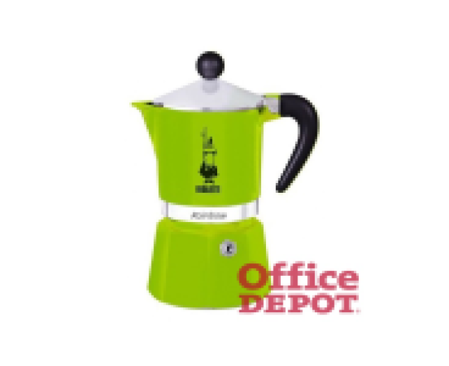Bialetti Rainbow 3 személyes zöld kotyogós kávéfőző