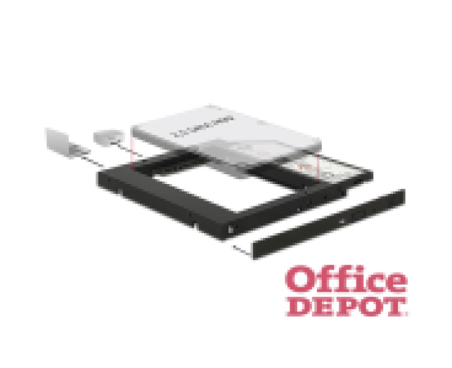 Delock 62669 Slim SATA 5.25" HDD/SSD beépítő-keret 9,5 mm