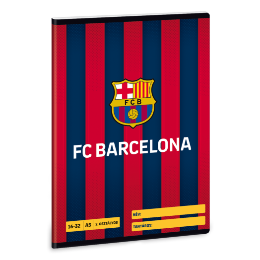 FC Barcelona A/5 2. oszt. füzet 1632