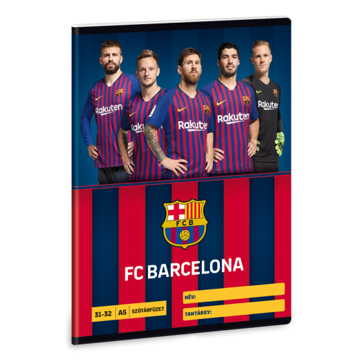 FC Barcelona A/5 szótárfüzet 3132