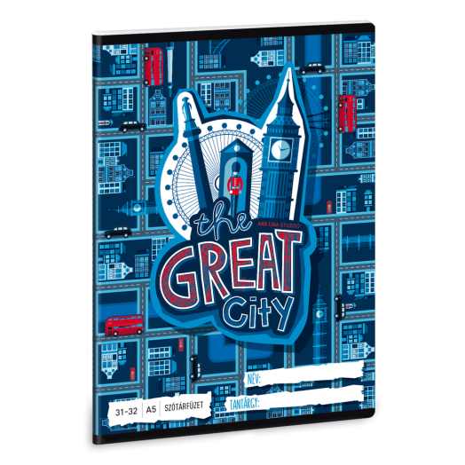 Ars Una The Great City A/5 szótárfüzet 3132
