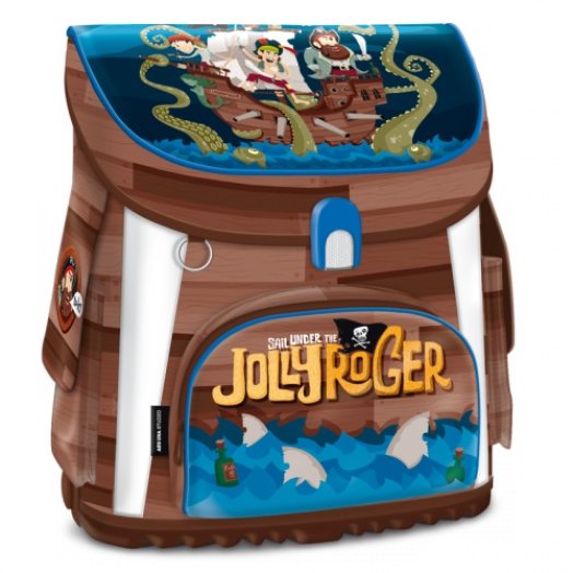 Jolly Roger kompakt easy mágneszáras iskolatáska