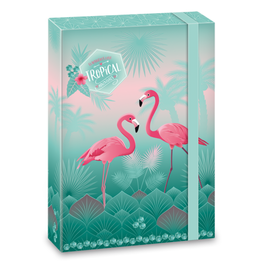 Ars Una Pink flamingo A/4 füzetbox
