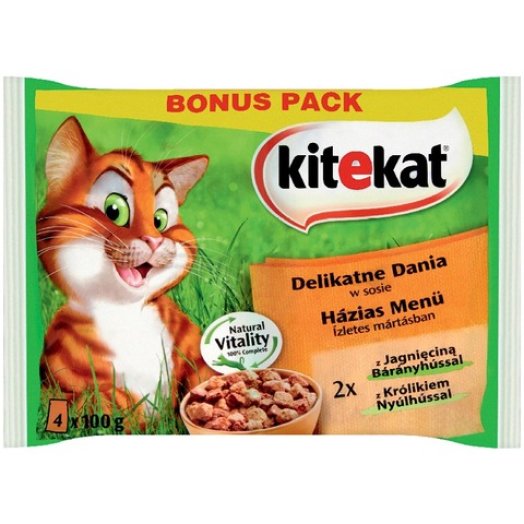 Kitekat alutasakos macskaeledel