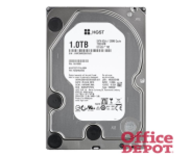 Western Digital 3,5" 1000GB belső SATAIII 7200RPM 128MB Ultrastar DC HA210 HUS722T1TALA604 winchester