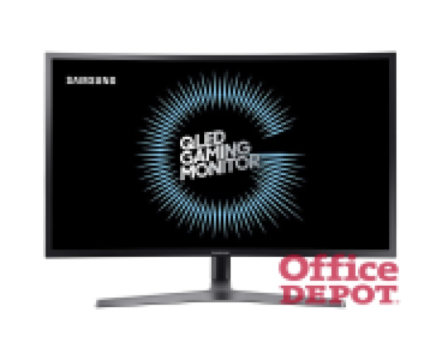 Samsung 26,9" C27HG70QQU QLED WQHD 2HDMI Display port 144Hz ívelt kijelzős gamer monitor