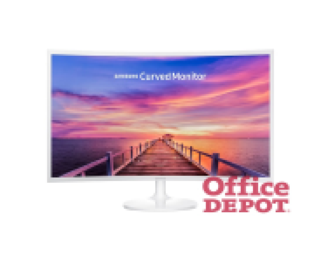 Samsung 31,5" C32F391FWU LED HDMI Display port ívelt kijelzős fehér monitor
