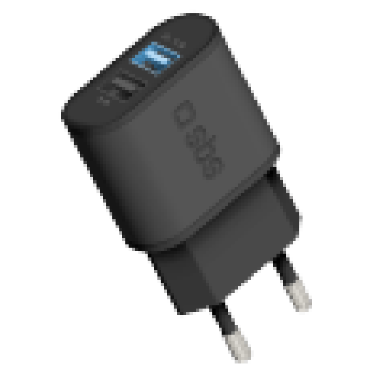 hálózati gyorstöltő 1xUSB 3.1A és 1xUSB 1 A (TETR2USB31AFAST)