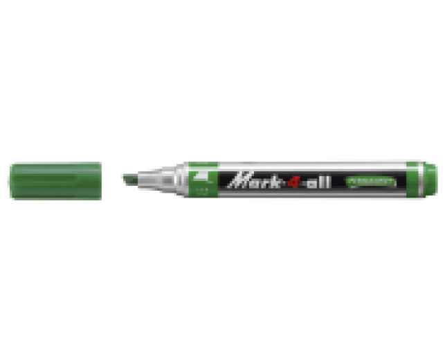 Stabilo Mark-4 all permanent marker vágott hegyű, zöld