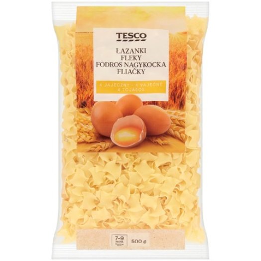 Tesco 4 tojásos száraztészta