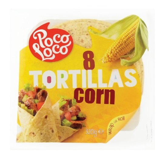 Poco Loco lágy tortilla