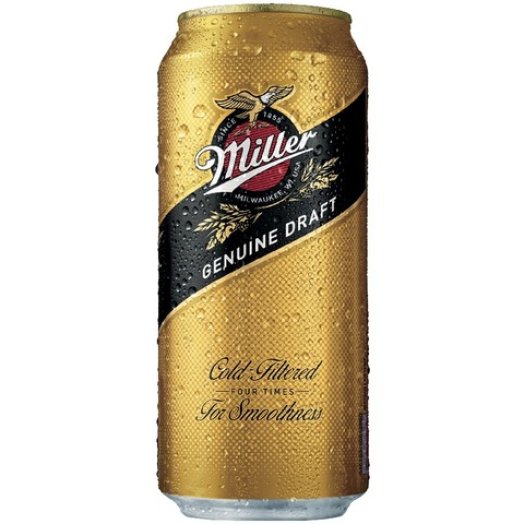 Miller dobozos világos sör