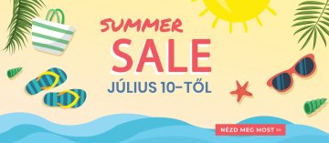 Nyári vásárunk megkezdődött 30 % és 70 %-os kedvezménnyel!