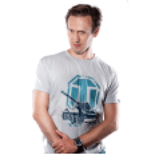 World of Tanks Logo, fehér - S (Póló)