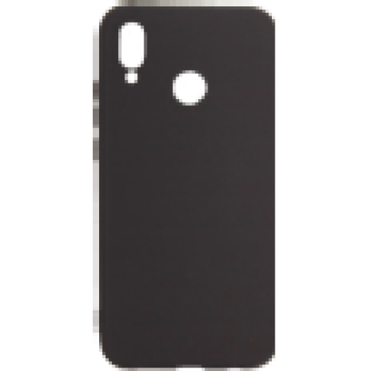 Huawei P20 Lite vékony szilikon hátlap, matt Fekete (TPU-HUA-P20-LITE-BK)