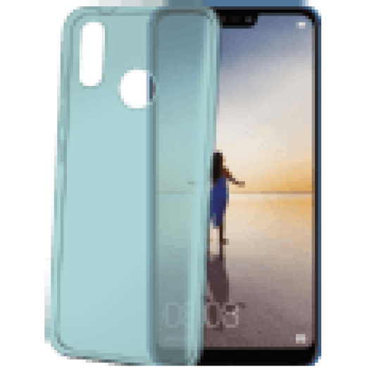 Huawei P20 Lite vékony szilikon hátlap, Kék (TPU-HUA-P20-LITE-BL)