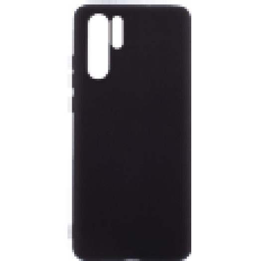 Huawei P30 Pro vékony szilikon hátlap, Fekete (TPU-HUA-P30-PRO-BK)