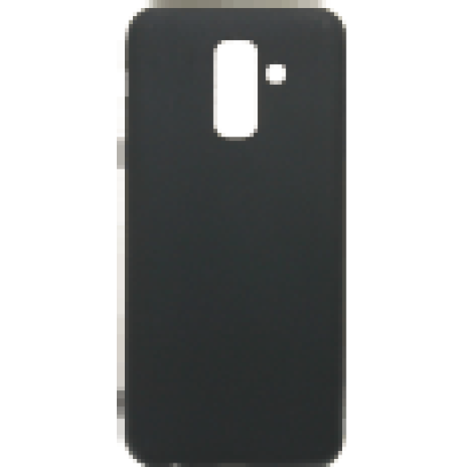 Samsung Galaxy A6+ vékony szilikon hátlap, Fekete (TPU-SAM-A6-PLUS-BK)