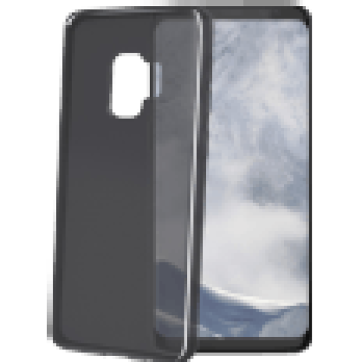 Samsung Galaxy S9+ vékony szilikon tok, matt Fekete (TPU-SAM-G965-BK)