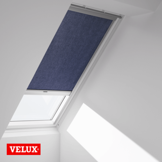 VELUX VÁSZONROLÓ BELSŐ S.KÉK 78CM   SZÉLES ABLAKHOZ RHLMK009050H