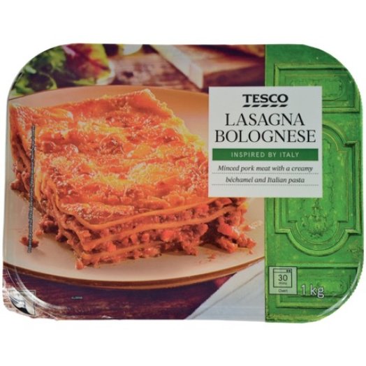 Tesco lasagne