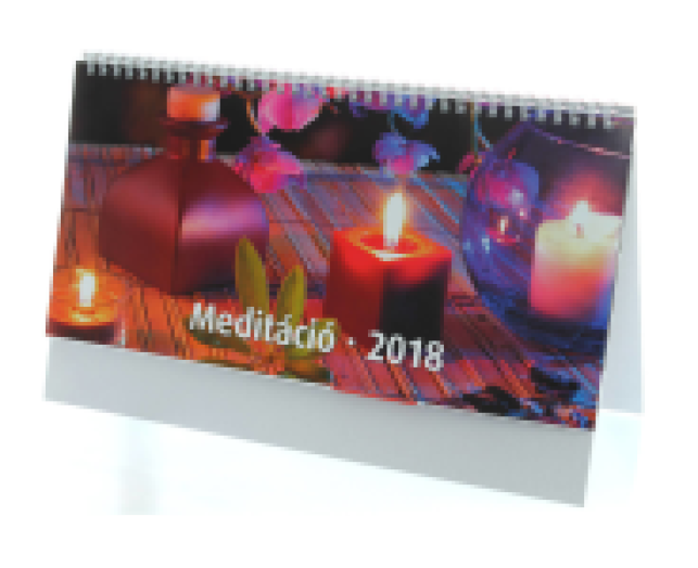 Asztali naptár álló képes Meditáció 7941