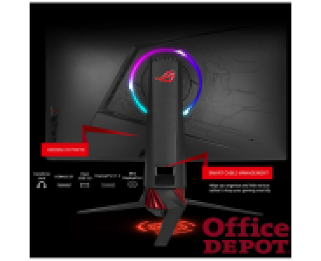 Asus 31,5" ROG STRIX XG32VQ WQHD LED 144Hz HDMI/DP FreeSync ívelt e-sport gamer monitor