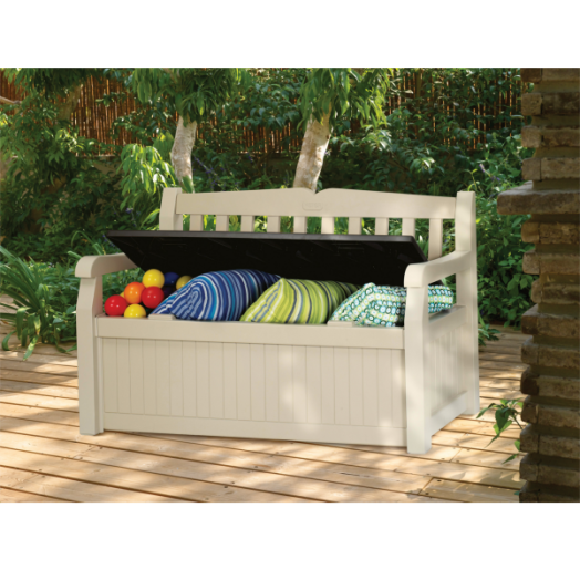 KERTI PAD TÁROLÓVAL EDEN GARDEN MŰANYAG BÉZS 265L 140X60X84CM Outlet