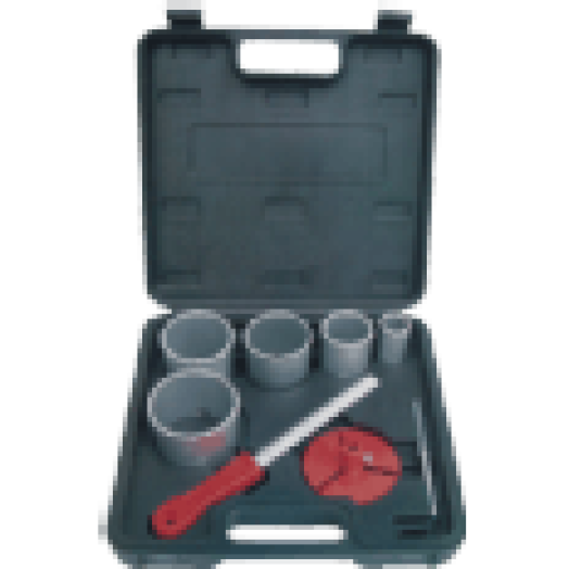 Wolfram lyukfúró készlet, 5 db, 33-83 mm