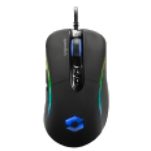 SICANOS RGB vezetékes Gaming Egér, fekete   (SL680013BK)