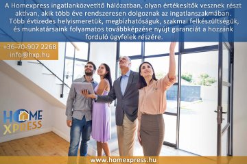 A Homexpress ingatlanközvetítő hálózatban, olyan értékesítők