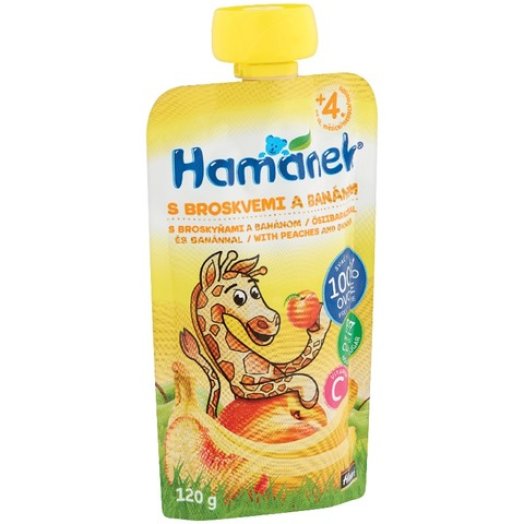 Hamánek tasakos gyümölcspüré