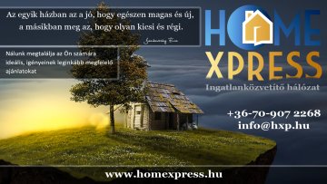Az egyik házban az a jó, hogy egészen magas és új